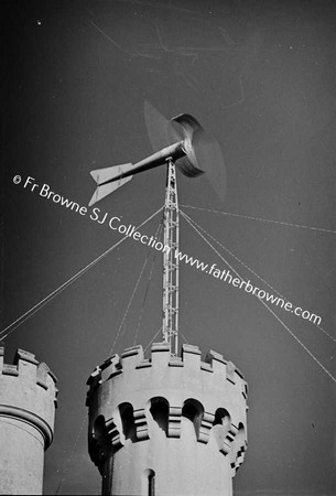 BARMEATH CASTLE WIND CHARGER ON TOWER